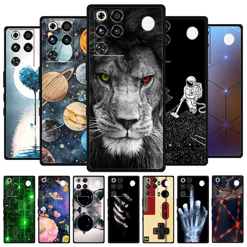 Чехол для ZTE Nubia RedMagic 11 Pro 5G, глобальная версия, 6,85 дюйма, мягкий силиконовый чехол из ТПУ с крутым животным, чехлы Red Magic 11 Pro