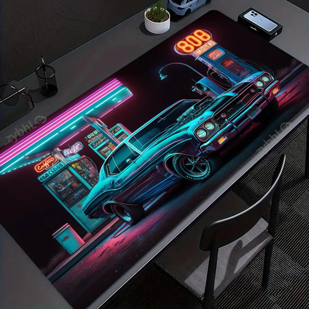 

Cool Car Design Mouse Pad XXL Large Computer Office Game Table Mats HD Rubber Anti-slip Gaming Keyboard Mousepads Long Desk Pads