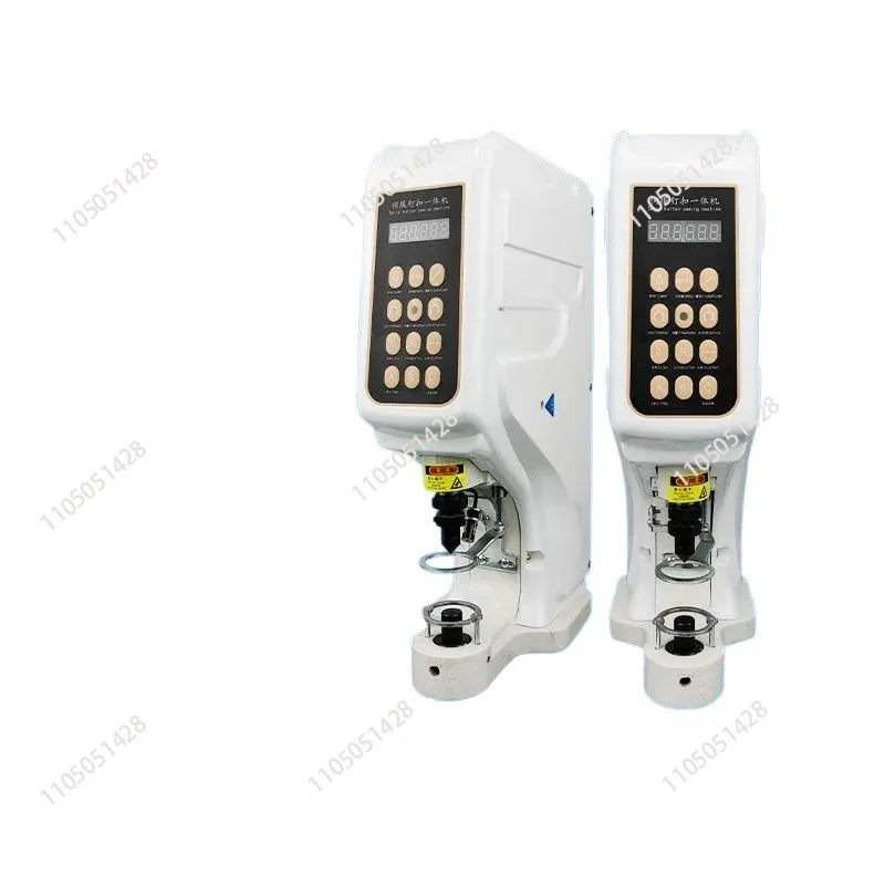 for Fully Automatic Computer Button Punching Machine Electric Four in One Buckle Large White Air Eyelet Press Red Anti Theft