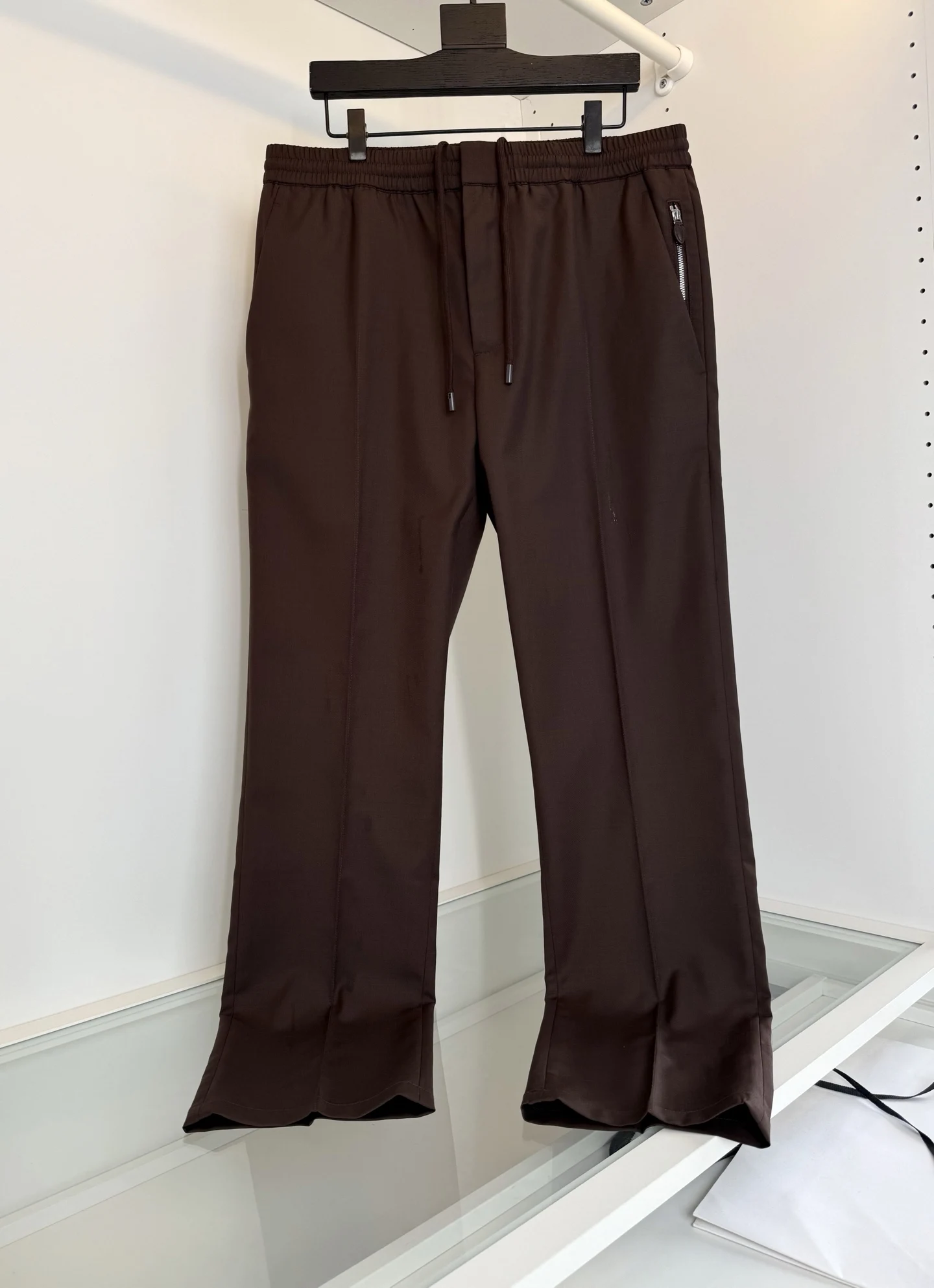 SIJITONGDA2026Men's Drawstring Leisure Long Pants with Wool Blend - Colors: Black, Blue, Khaki, Gray - Sizes: M-3XL