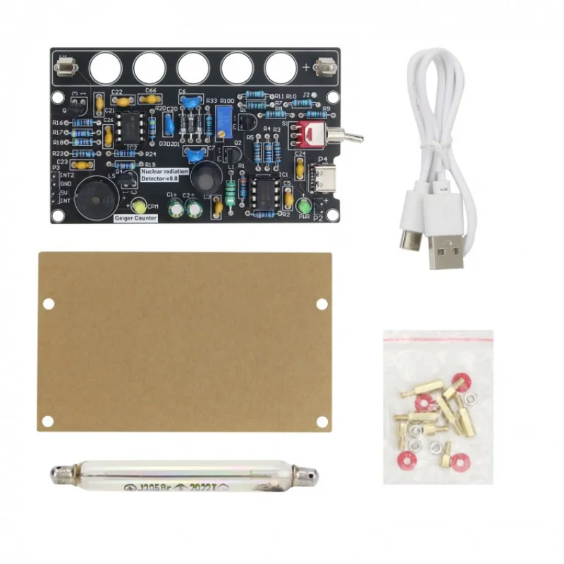 M4011 DIY Assembled Open Source Geiger Counter_v0.8 Geiger Meter Radiation Detector Meter images - 6