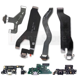 Cargador USB para Huawei Mate 8, 9, 10, 20, 20X, 30 Lite Pro, conector de puerto de placa, micrófono, PCB, Dock, Cable de carga flexible