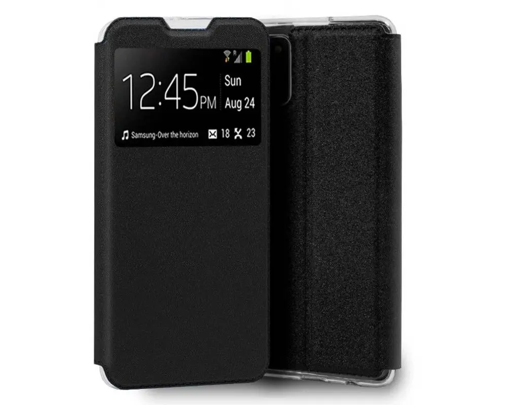 Book stand case with window for Samsung Galaxy A32 5G Black