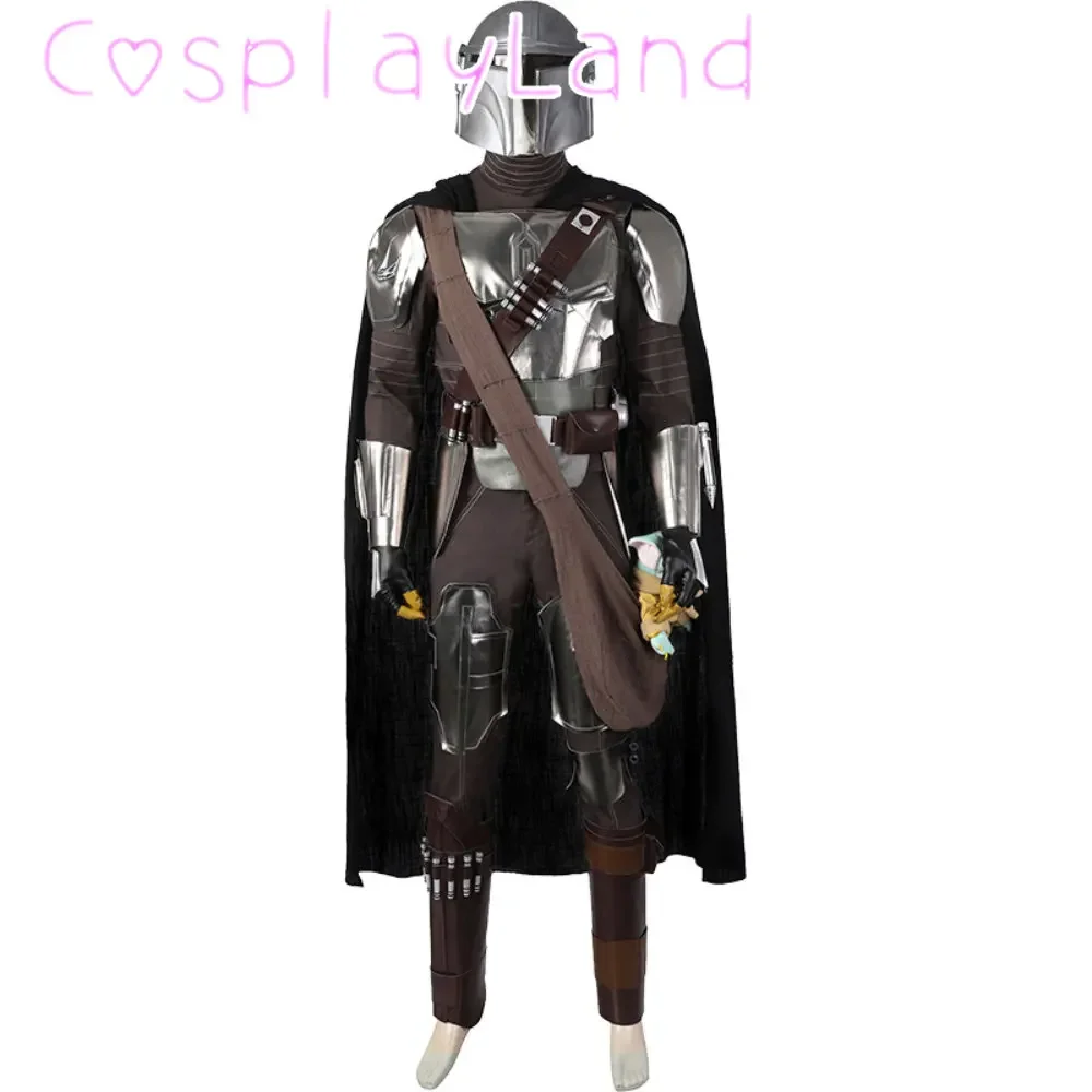 TV Show Cosplay Outfit Soldier Din Djarin Armor With Breatplate Bullet Belt Custom Made Halloween Costume Full Set Outfit
