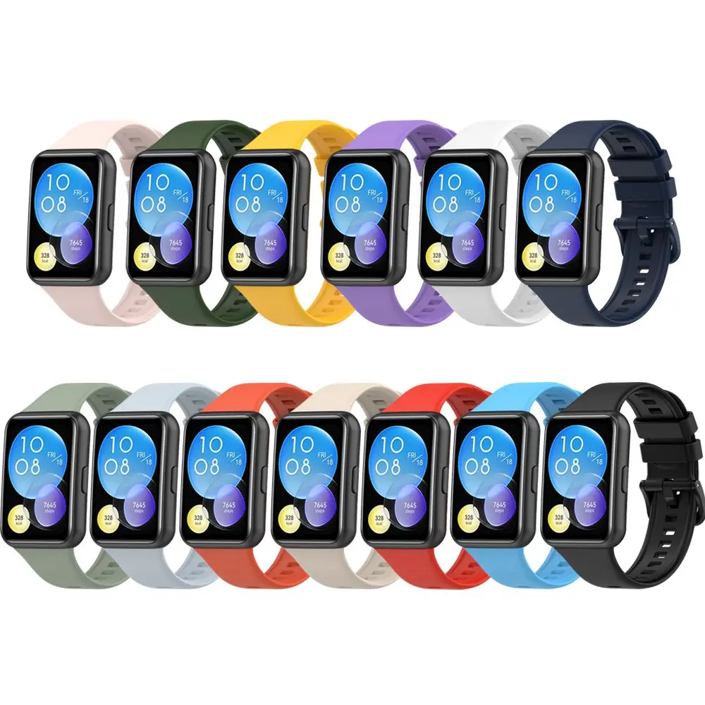 Accessories Wristband Buckle Strap Bracelet Replacement Silicone For Huawei Watch Fit 2