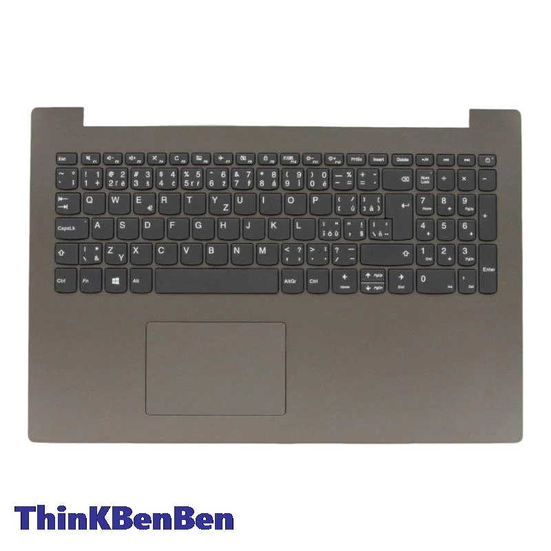 CZ Czech Keyboard Chocolate Upper Case Palmrest Shell Cover For Lenovo ideapad 330 15 IKB IGM AST ISK 5CB0R16538