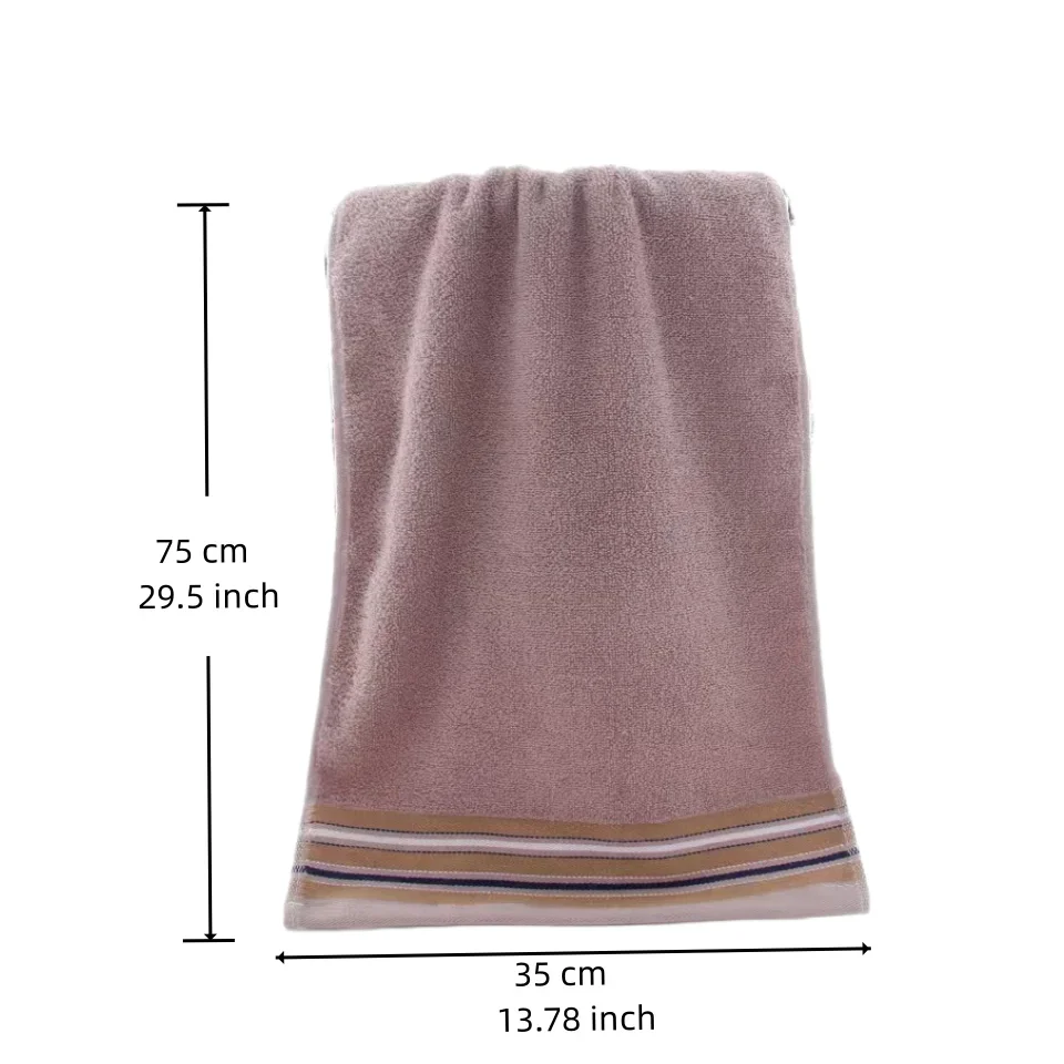 TILONDEX Cotton Hand Towel Multi Color Horizontal Stripe Soft Super Absorbent Lint Free Face Towel