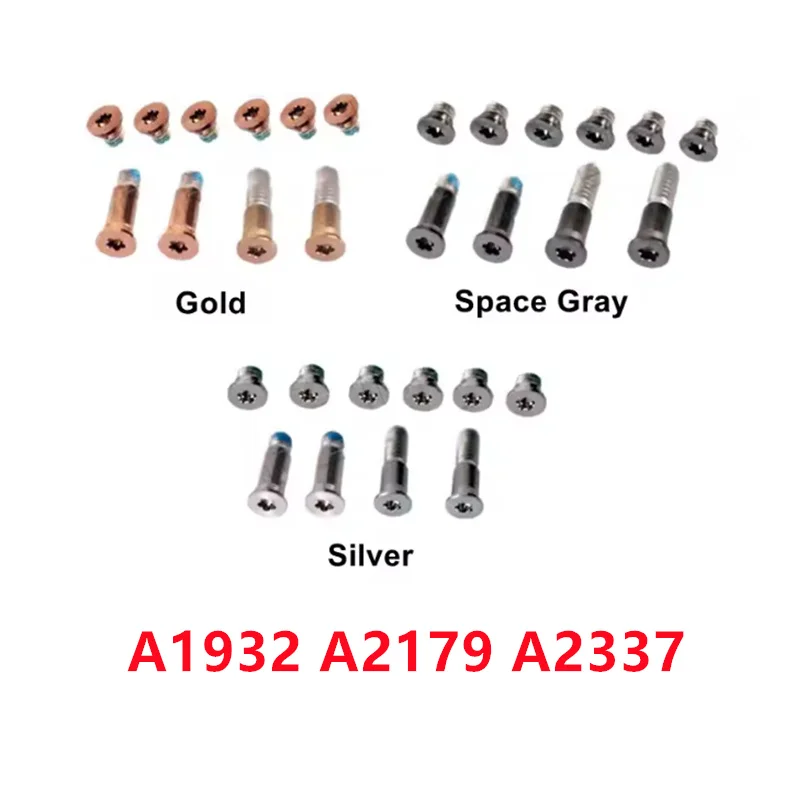 

1 комплект / 5 комплектов новых винтов A1932 A2179 A2337 для нижней крышки корпуса Apple MacBook Air D, золотистые, серебристые, серые, на замену