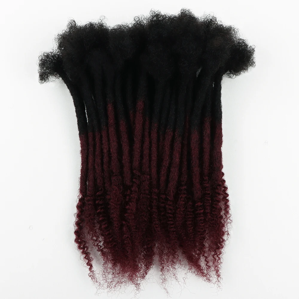 Orientfashion Dreads 2022 Nieuwe Stijlen Regelmatige En Krullend Uiteinden Locs 0.6Cm Breedte 80 Stuks Voor Een Hoofd Dreadlocs Voor man En Vrouw