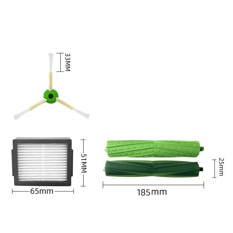 Filter Mop Cloth For Irobot Roomba I7 I7+ E5 E6 I3 Vacuum Cleaner Main Side Brush Spare Parts