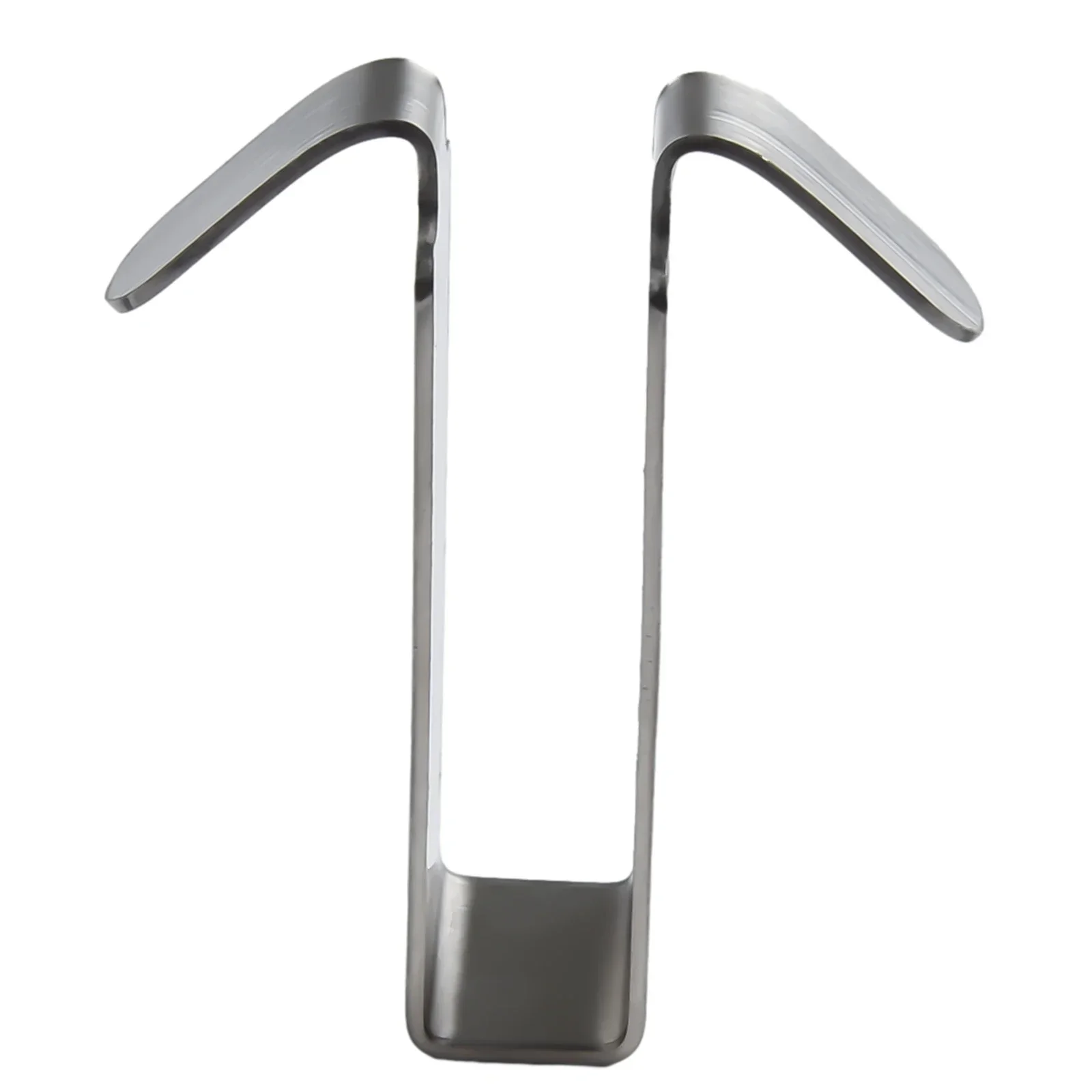 1PC Double Hooks 7*2.6cm Glass Shower Door Hangers Silver Non-hole Towel Hooks For Hanging Clothes Coat Hat Household Hardware