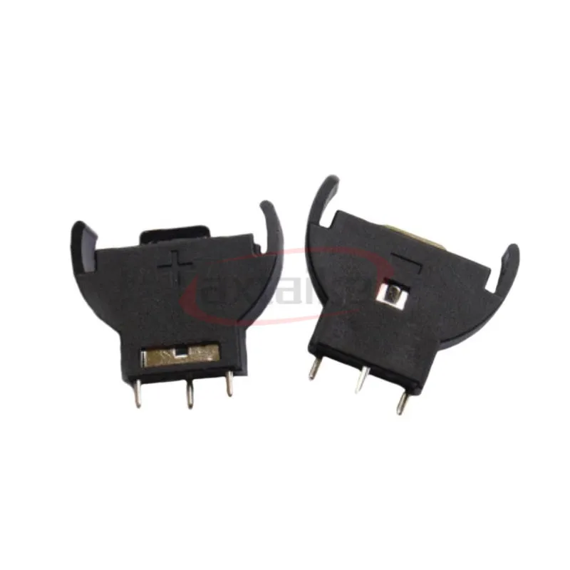 10 قطعة البلاستيك الأسود CR2032 2032 CR2025 2025 3 فولت خلية عملة البطارية المقبس حامل صناديق البطارية BS-2-1 BS-5 DIP SMD البلاستيك #4