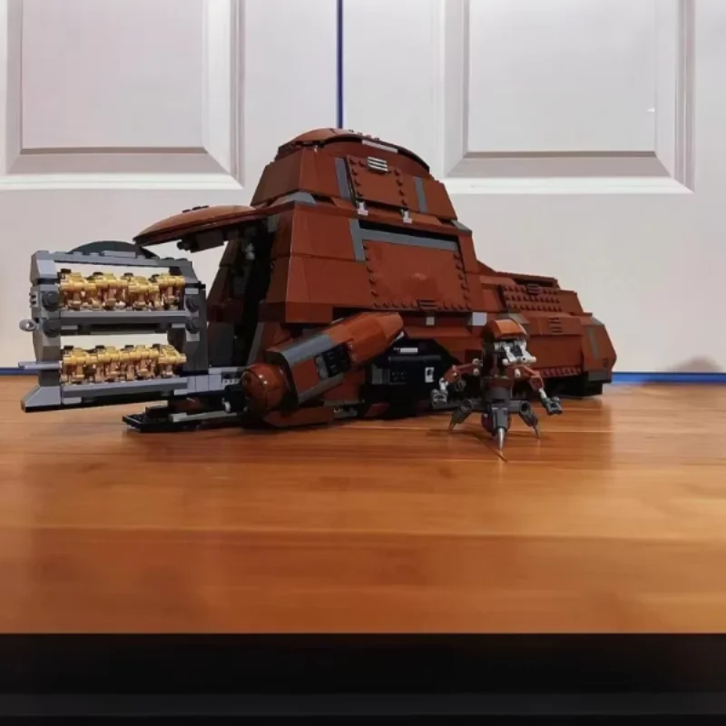 1326 قطعة MOC-7662 الاتحاد التجاري MTT اللبنات نموذج الطوب مركبة مواصلات عسكرية اللعب هدايا عيد الميلاد عيد الميلاد #5