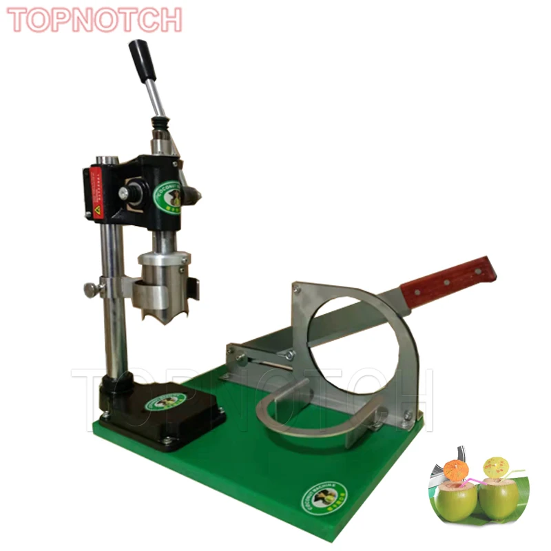 Coconut Hole Opening Cutting Tool Devices Stainless Steel Coconut Opening Cutting Machine