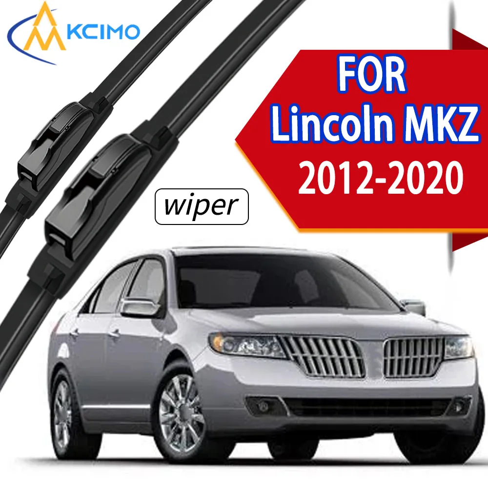 

High-Grade Density Rubber Front Wiper Blades, Perfect Replacement for Lincoln MKZ 2012-2020