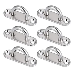 304-M6 M5 M8 Oval Eye Board Marine Deck Buckle Staple Boat Shade Sail Mounting Fastening Set - 304 Marine Grade Stainless Steel