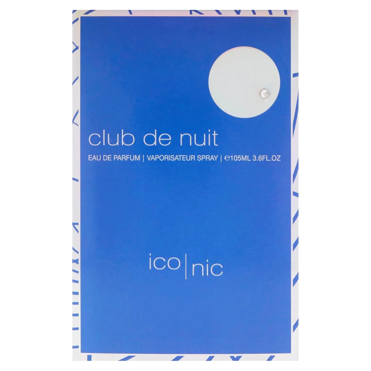 Armaf Club de Nuit Blu Iconico Per Uomo Eau de Toilette (EDT) 100ML |   Profumo acquatico vibrante |   Spray di lusso a lunga durata
