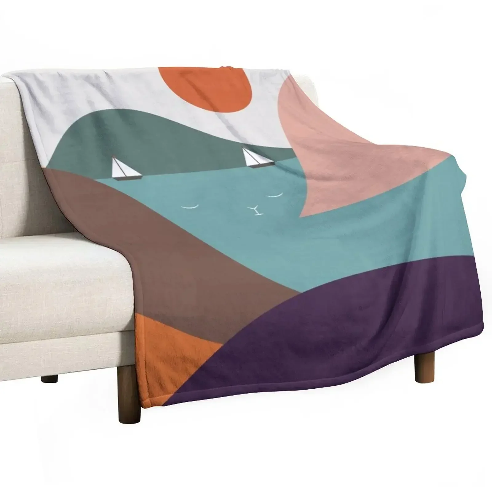 New Cat Landscape 12 Throw Blanket Loose Softest Travel Decoratives Soft Big Sofas Blankets
