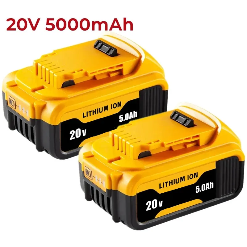 Aokaidikui  20V/18V 5000mAh Replacement Battery Compatible with Dewalt DCB200 DCB203 DCB204 DCD780 DCD785 Li-ion Battery Tools