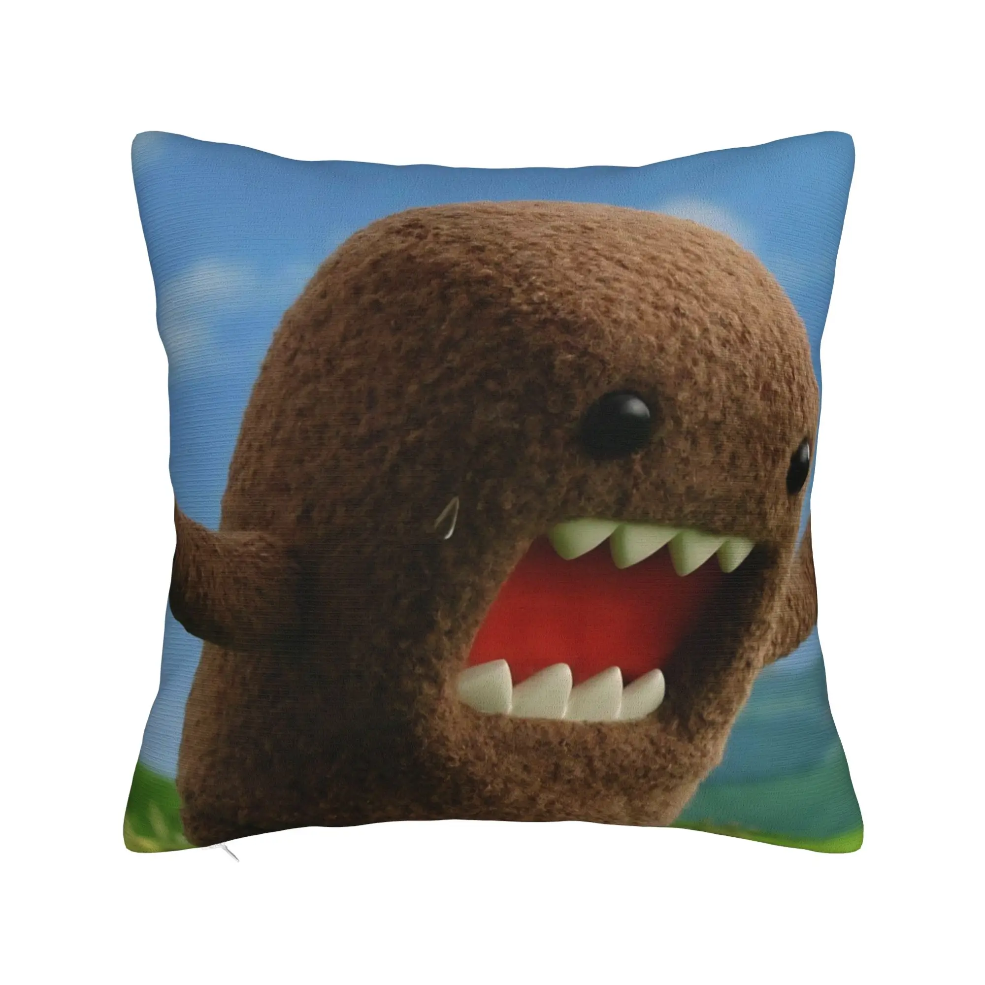 Decorative Pillowcases Domo Kun Merch Home  Pillow Case Cover Square Multi-Size