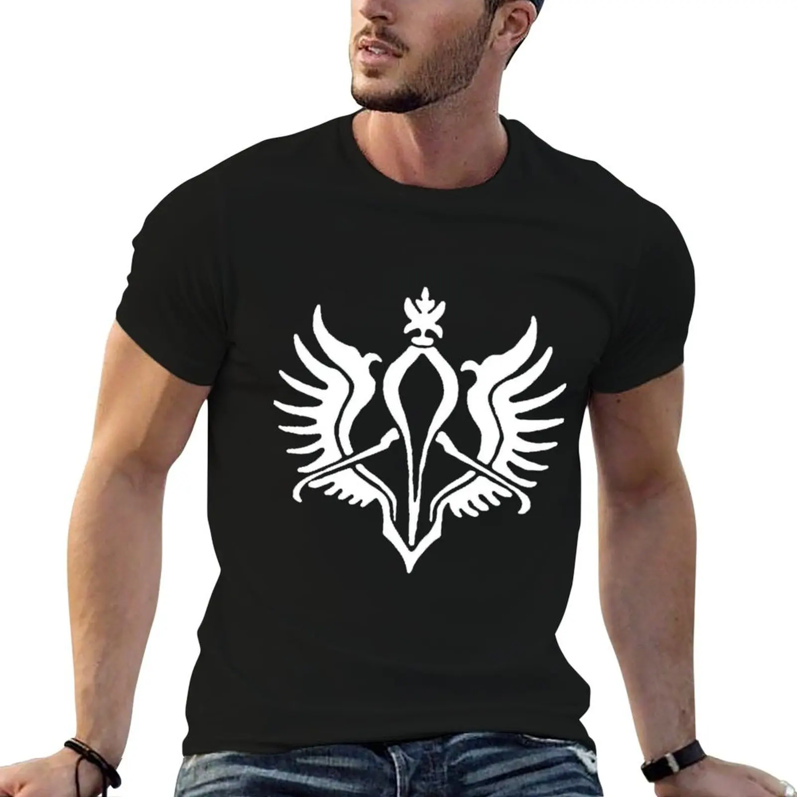 Galactic Empire Logo (white version) T-Shirt tops Anime t-shirt anime clothes anime shirt black t shirts for men