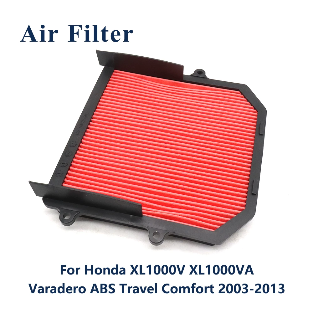 

For Honda XL1000V XL1000VA XL1000 V VA Varadero ABS Travel Comfort 2003-2013 Motorcycle Air Filter Engine Intake Cleaner