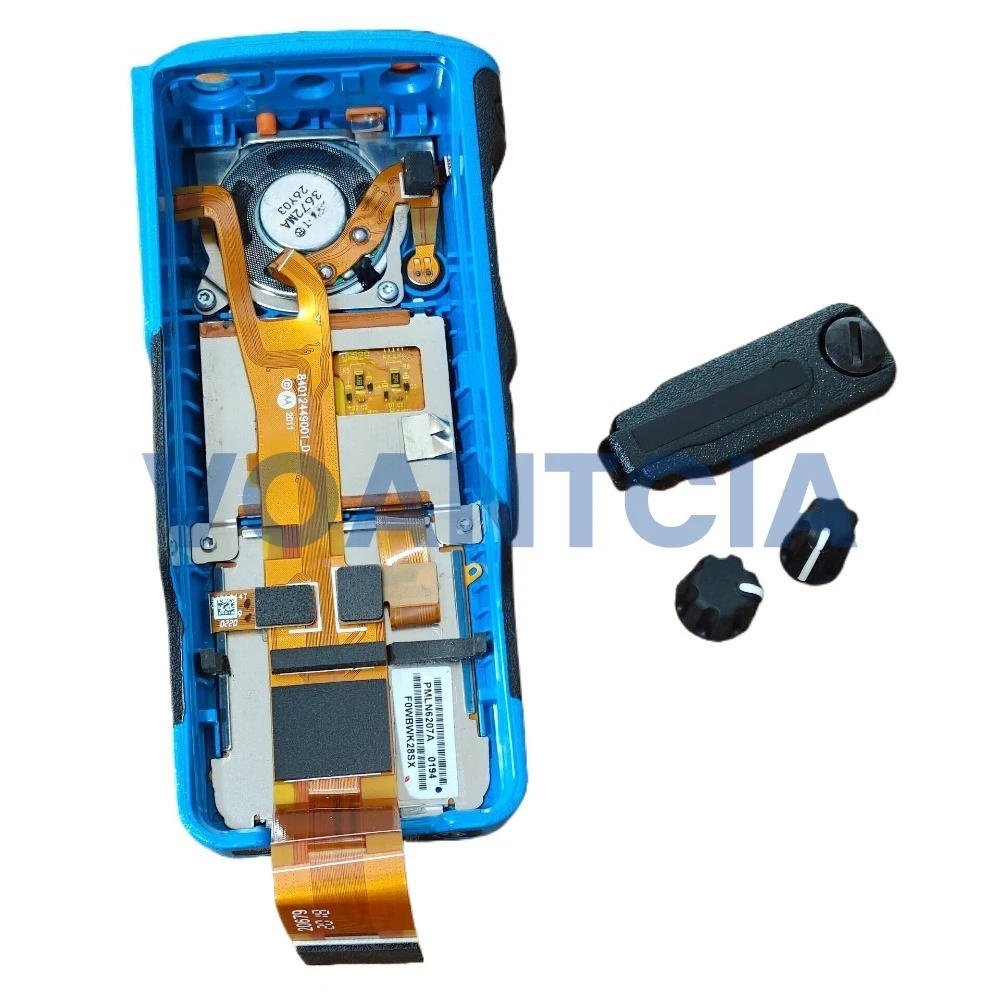 Housing Case Kit with Speaker Flexible Cable Knob Dust Cover Keypad for XIR P8668EX DP4801EX DGP8550EX Replacement Accessories