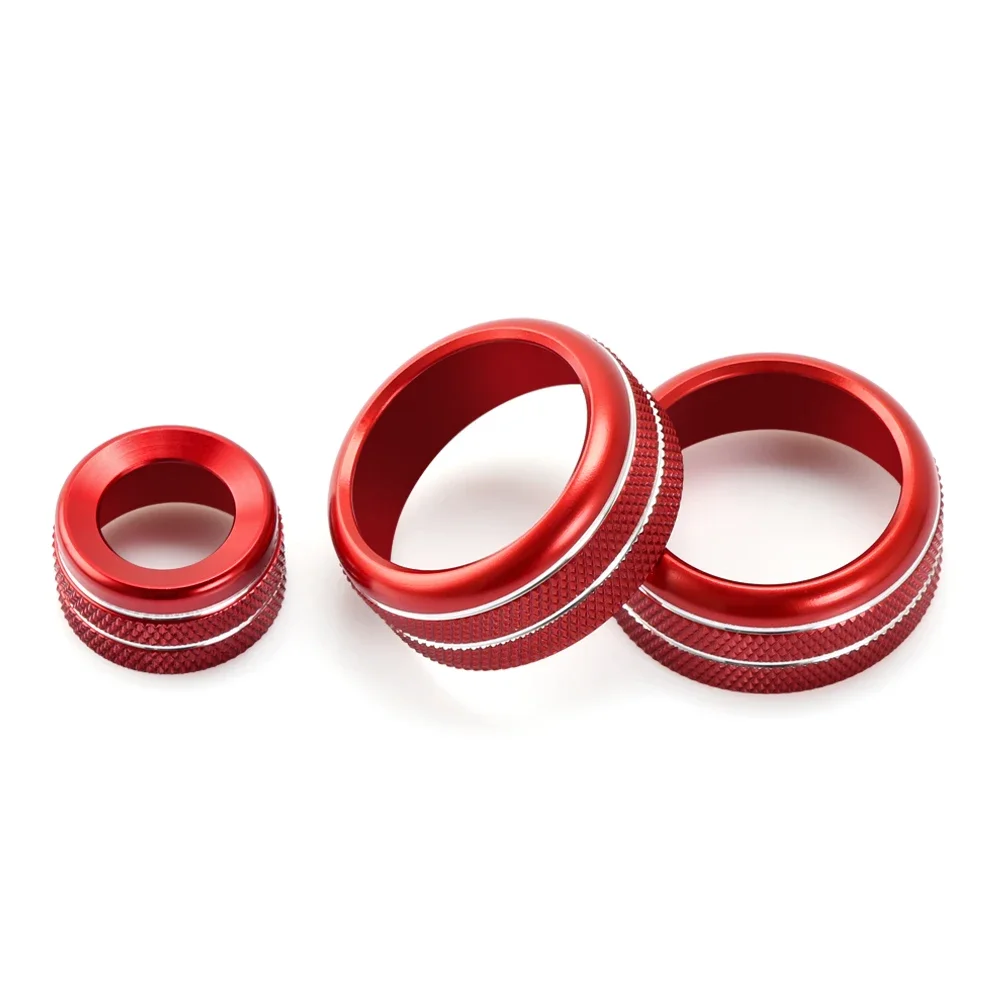Car Air Condition/Audio Volume Control  Knob Trim Ring Accesories Fit For BMW 1 2 3 3GT 4  X1 F30 F34 F20(With AUTO Button)