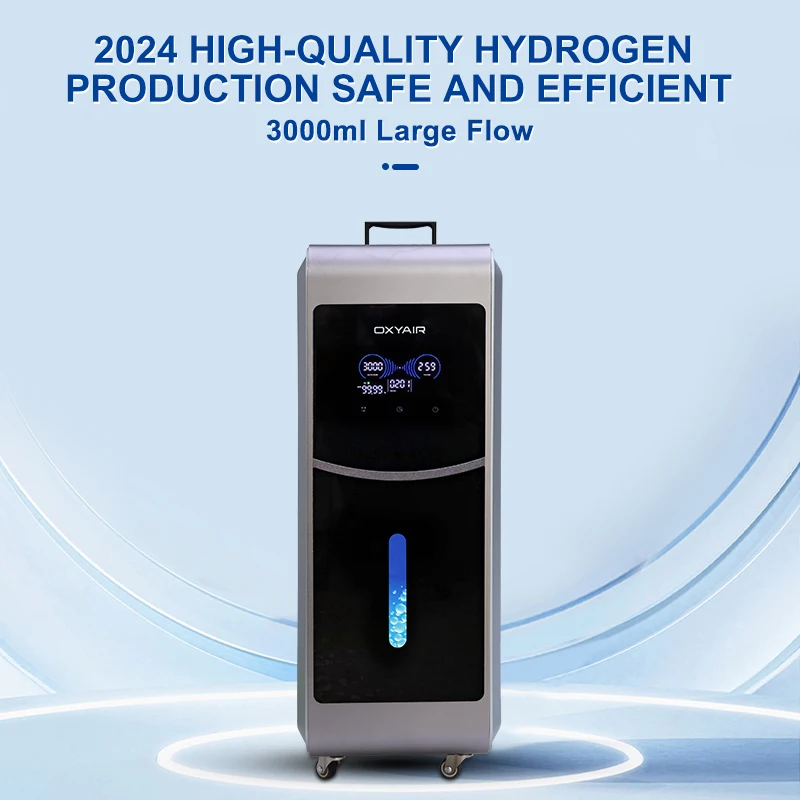 PEM Brown Generator HHO Inhilation 1800ml Oxyhydrogen Machine Hydrogen Therapy 3000ml Molecular Hydrogen Generator