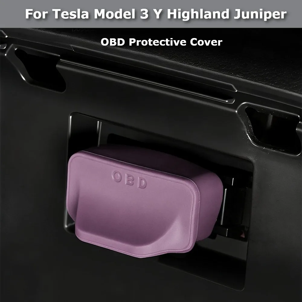 

Fit For Tesla Model 3 Highland Model Y Juniper OBD Protective Cover Port Diagnostic Interface Waterproof Cap Interior Accessorie