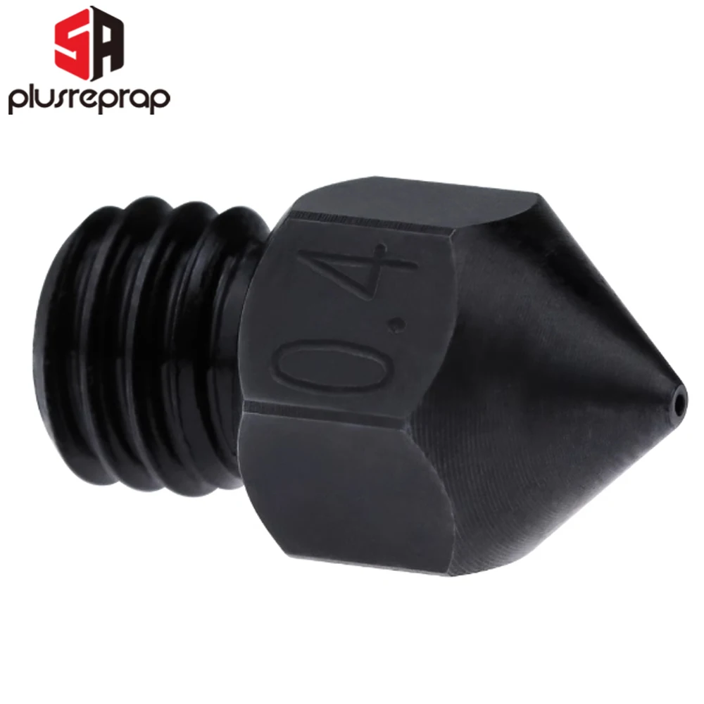 Boquilla de acero duro MK8 para impresora 3D, fibra de carbono, filamento de 1,75mm, para Ender 3, Ender-3, V2, Ender-5, CR10 Pro