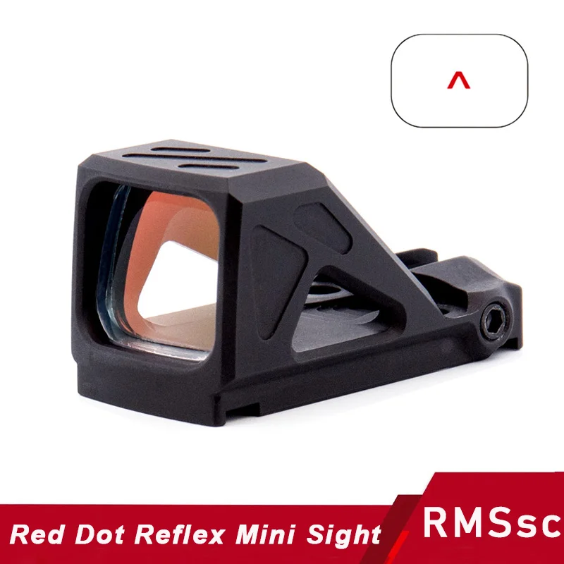 Tactical RMSsc Red Dot Reflex Sight Sub Compact Pistol Sights RMSc Footprint Co-Witness Open Reflex Scope Automatic Brightness