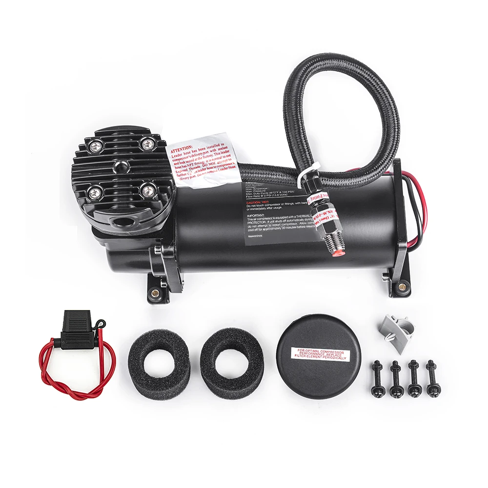 12V 200psi Heavy Duty Air Train Horn/Air Ride Suspension Compressor Small Air pump X480C