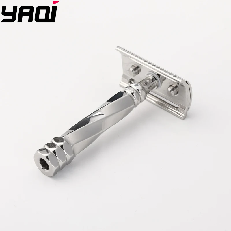 2026 Yaqi Cerberus Stainless Steel Safety Razor 316Stainless steel material with polish