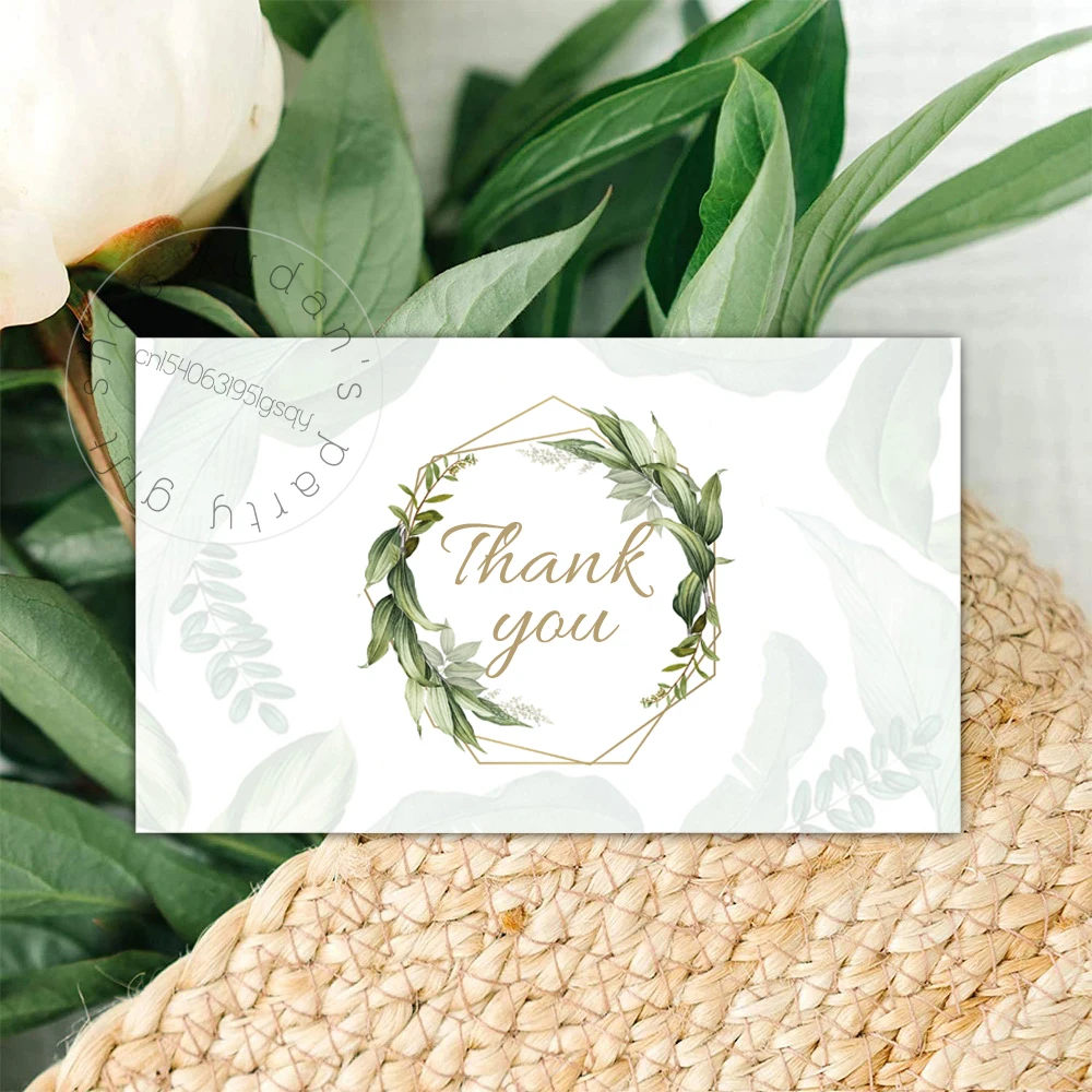 30pcs Thank You for Supporting My Small Business Card Thanks Greeting Card Appreciation Cardstock for Sellers Gift Merci Card