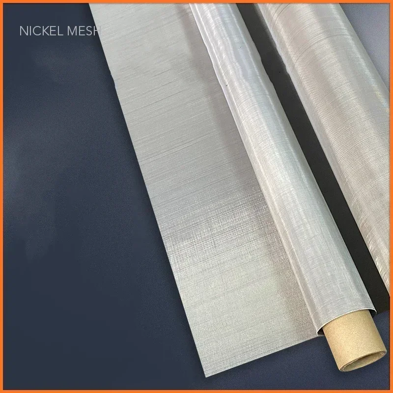 Customized 1 Square Meter Pure Nickel Mesh Purity 99.5% Plain Weave Square Hole 10-400 Mesh for Scientific Research Laboratory