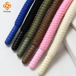 135cm Braided Round Rope Twisted Cord Solid Color Sweatpants Hoodie Drawstring Rope Replacement DIY Sewing Accessories 1pcs