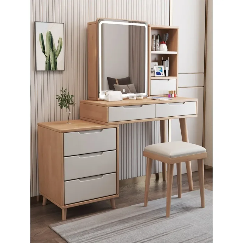 Dresser smart mirror new makeup table bedroom modern simple storage cabinet integrated makeup table