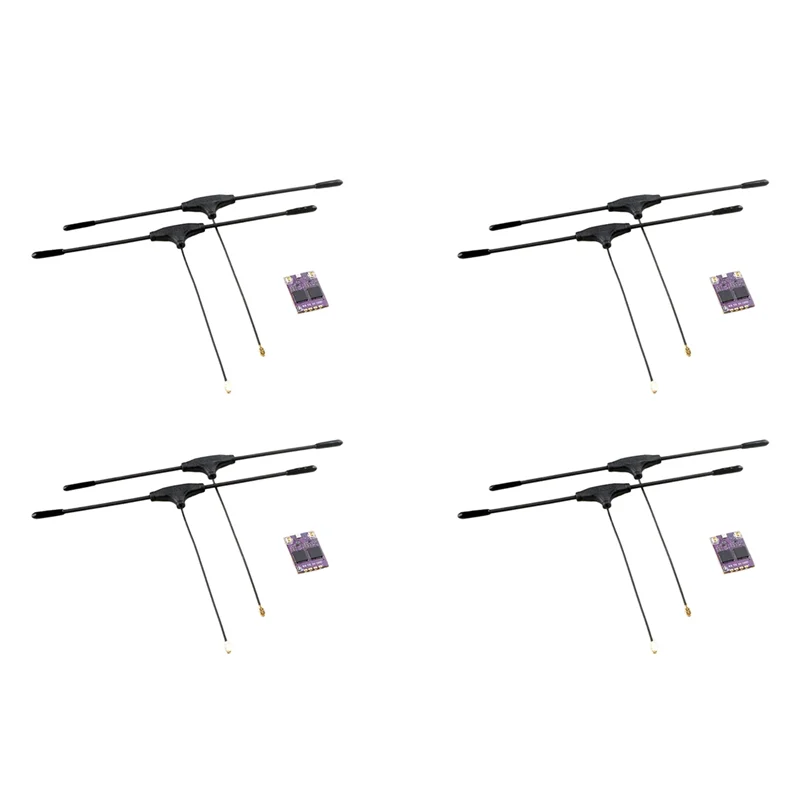 

B78B-4X ES900 DUAL RX ELRS Diversity Receiver 915Mhz Built-In TCXO For RC Airplane FPV Long Range Drones DIY Parts