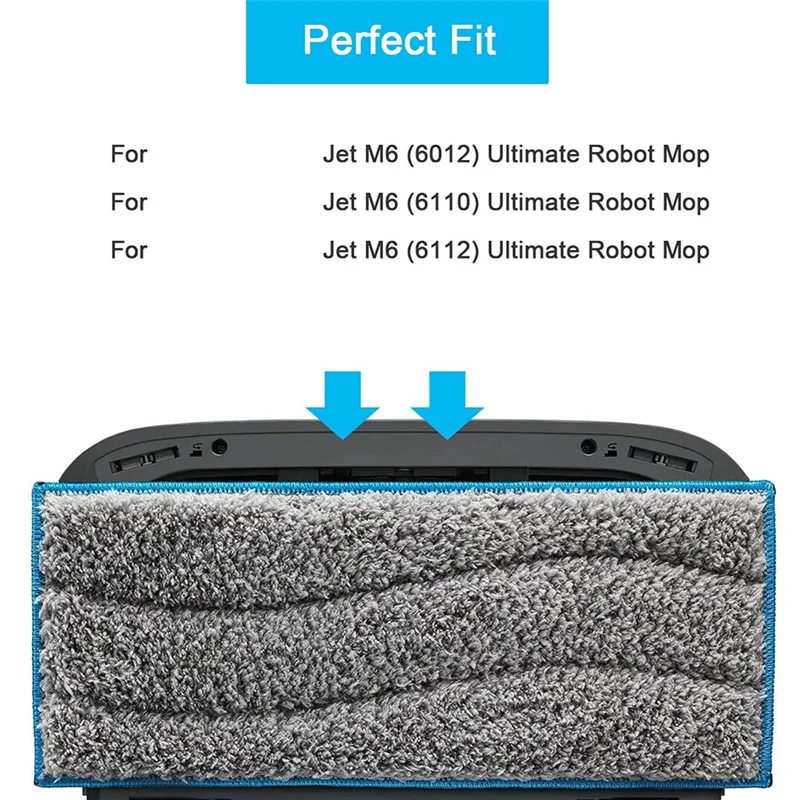 Ersatz wasch bare Mopppads für irobot braava jet m6 Roboter Staubsauger Zubehör wieder verwendbare Feucht tücher