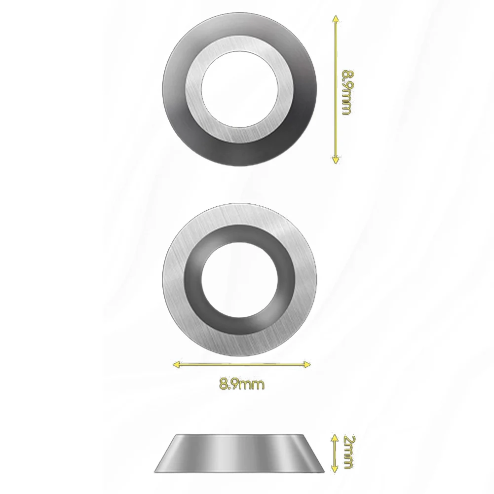 12 Pcs Carbide Insert Blades Replacement Parts Cutter Trimming Sharping Tool For Woodworking Lathe Turning Tools Accessories