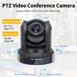 Fixing Focus 3 10X zoom USB PTZ Camera 1080P HD Video conference Live Streaming Camera for Broadcast Video Conferencing