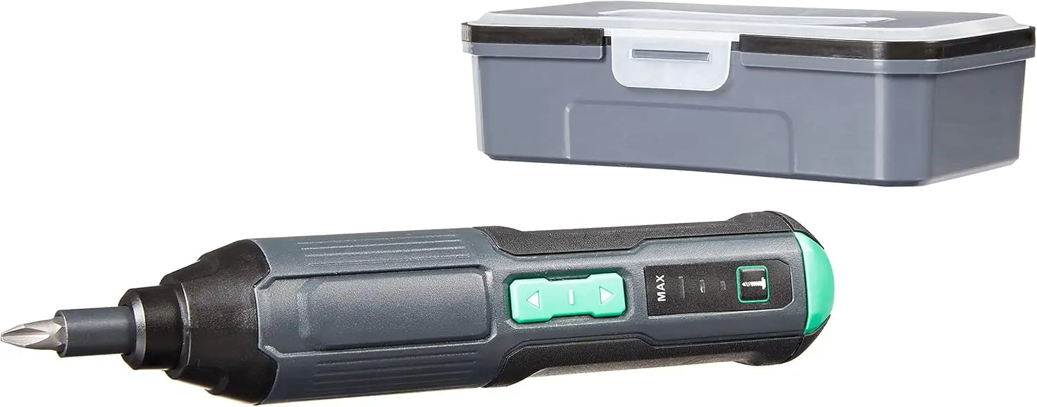 

Беспроводная аккумуляторная отвертка 4В с набором из 34 насадок, зарядкой USB-C, LED-подсветкой, 3 режимами крутящего момента, портативный инструмент