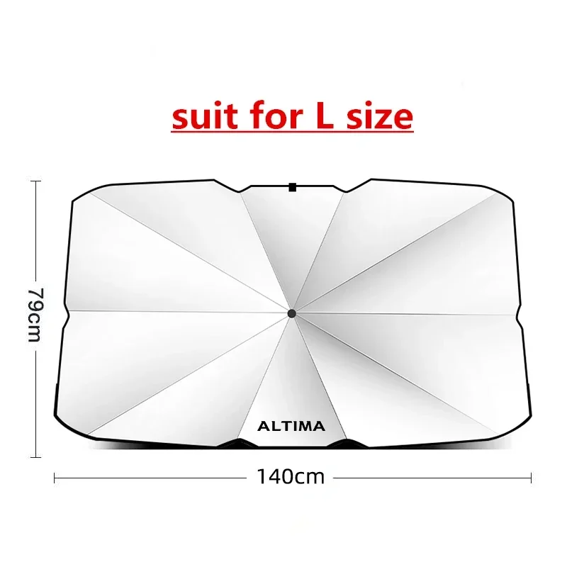 Car Windshield Sunshade Umbrella Car Front Shading For Nissan Qashqai j11 j10 Juke XTrail t32 Tiida Leaf Versa Car accessories