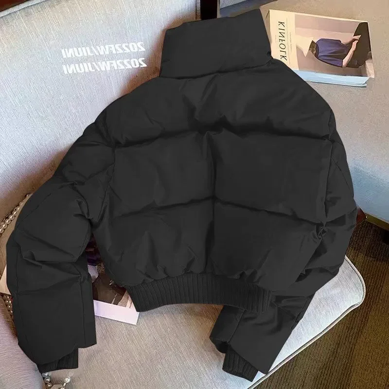 Classic loose and thick cotton jacket womens winter cotton bread jacket outerwear coats down jacket women winter coats women