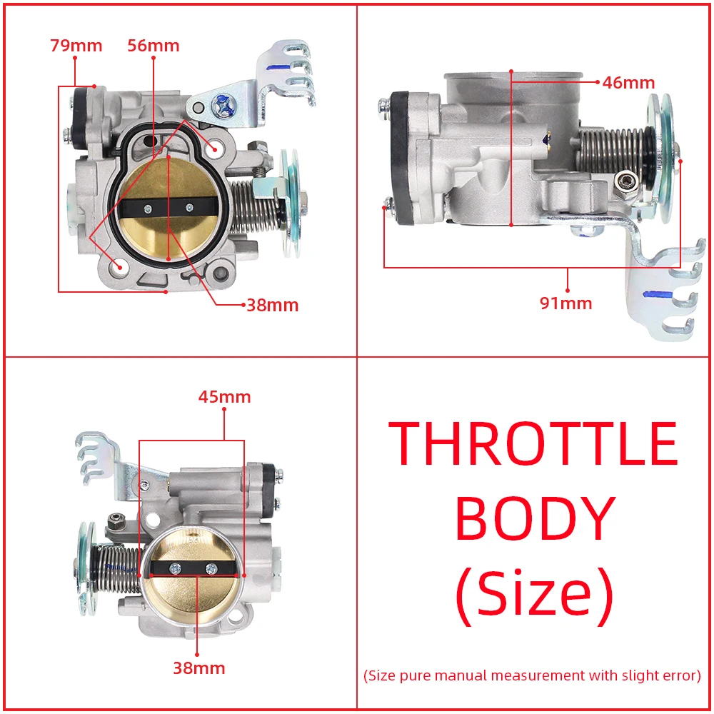 Motorcycle Racing Throttle Body 32mm 34mm 36mm 38mm for Yamaha R15 V3 Y16ZR Sniper 155 Exciter 155