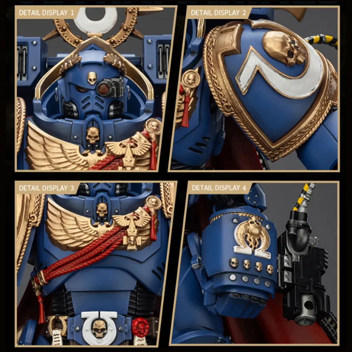 JOYTOY Warhammer 40K Ultramarines figurka Marneus Calgar Victrix Honor Guard Anime figurka wspólne ruchome Model statua