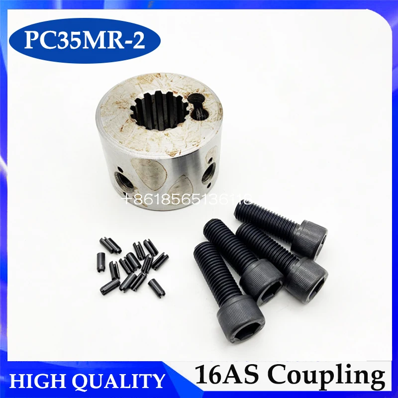 Excavator Hydraulic Pump 16AS Rubber Coupling with 15Teeth Gear PC35MR-2