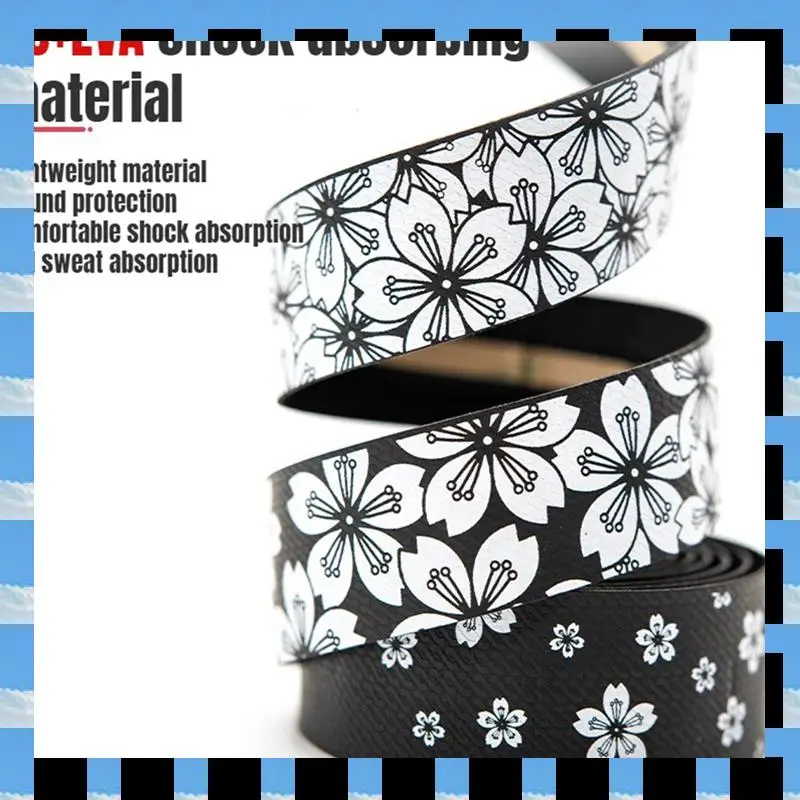 

ABME Bike Bar Tape Sakura-Pattern Road Bicycle Handlebar Cover Bike Handles Strap Anti Slip Shock Handles Tape