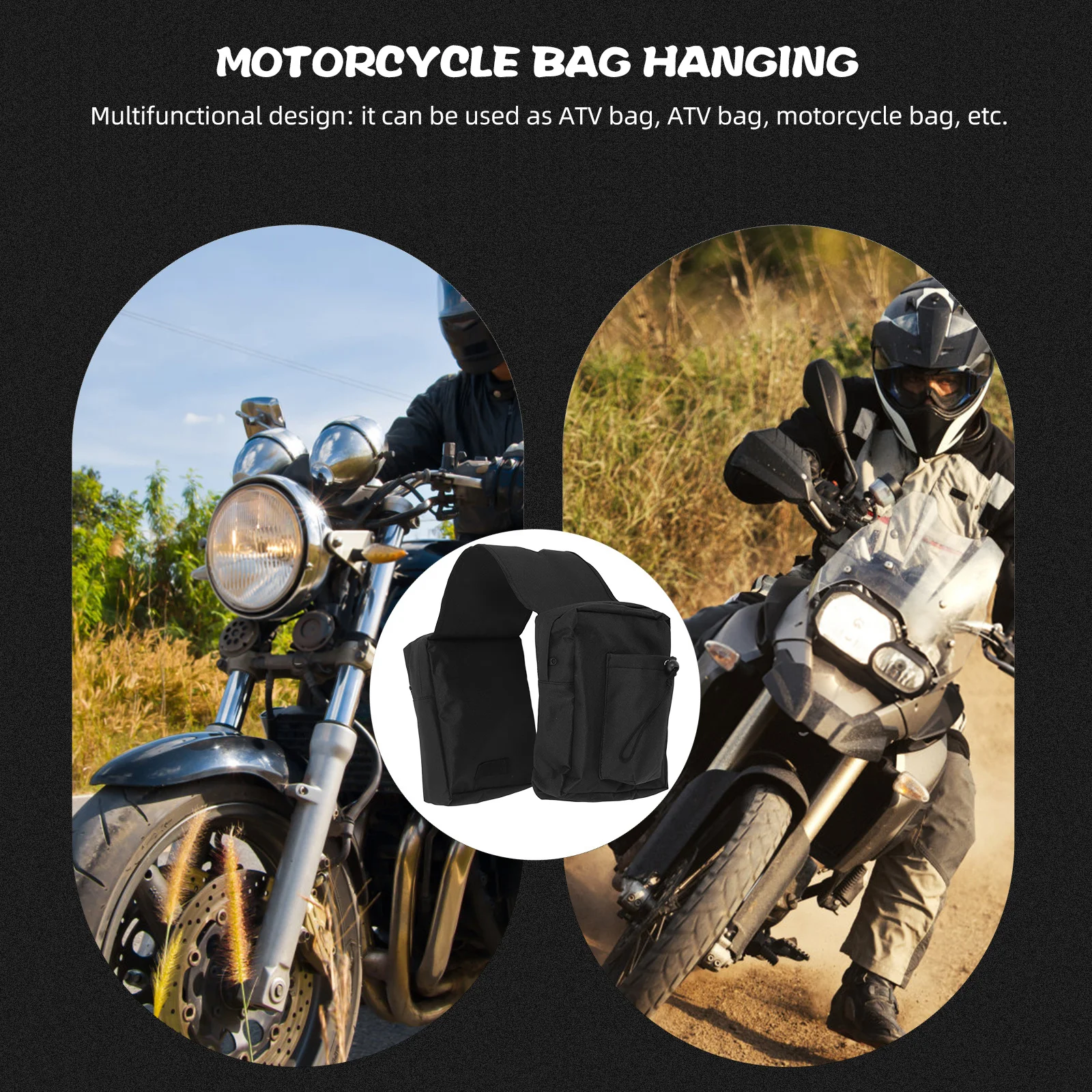 

Motorcycle Saddle Bag Large Capacity Durable Side Bag Tool Storage Organizer Motorcycle Accessories Saddle Bags Motorcycles